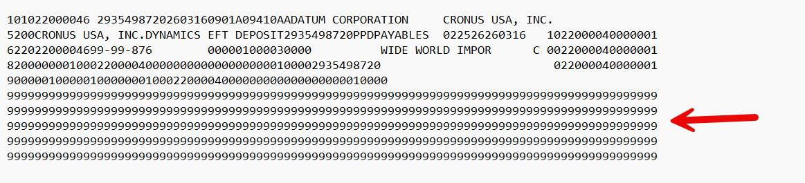 AR EFT sample EFT file with Blocking
